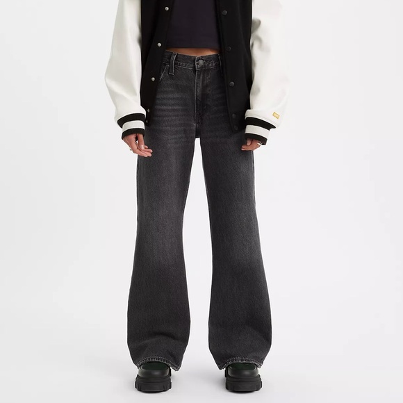 New Levi's Baggy Boot Jeans mid rise premium - Picture 11 of 11